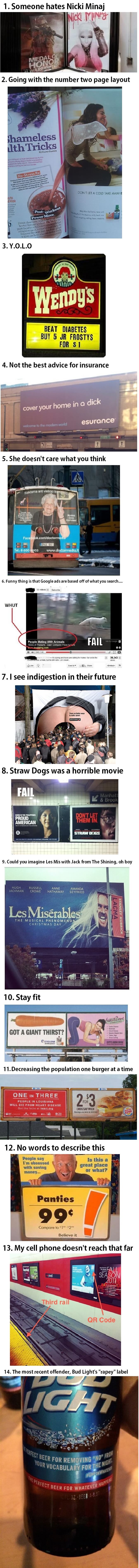 advertising fails that will make you do a double take