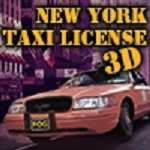 New York Taxi License 3D