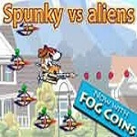 Spunky vs Aliens game