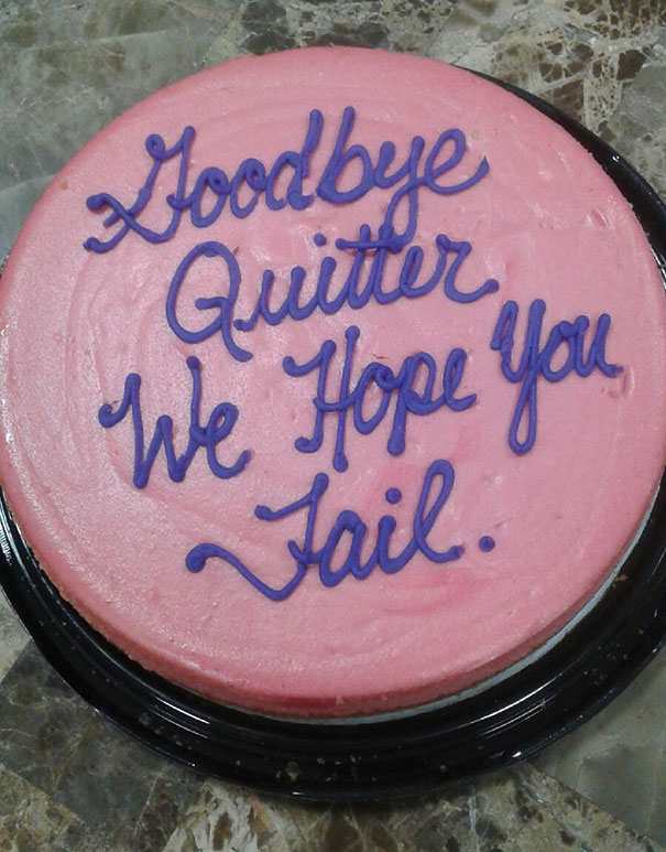 hilarious farewell cakes 11