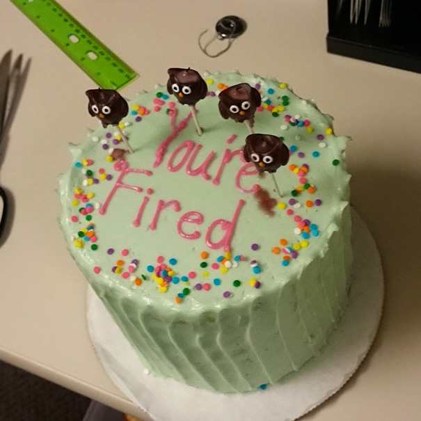 Hilarious Farewell Cakes Employees have Received Last Day at the Office