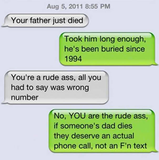 funniest replies to wrong number 1