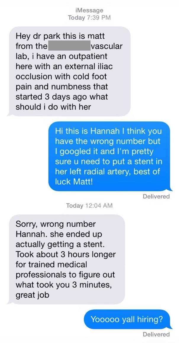 funniest replies to wrong number 2