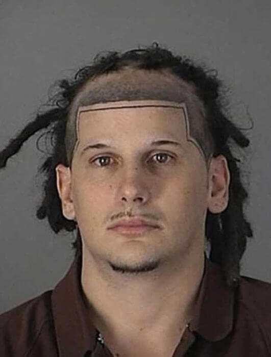 Horrendous Mugshot Hairdos 13